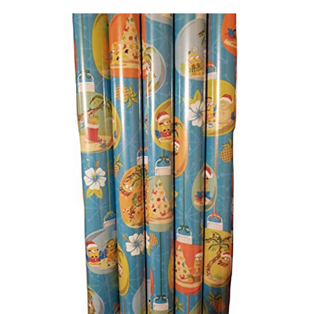 Despicable Me Minions Beach Christmas Theme Gift Wrapping Paper Made from Premium Paper for Kids Boys Girls Teens Birthday Christmas Halloween Hanukkah Baby Showers Holiday Gift Cover(2 Rolls-40sq ft)