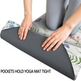 thumbnail image 3 of Pioneer Flower Floral Print Pattern Hot Yoga Mat Towel Non Slip for Hot Yoga - Quick-Drying Yoga Mat Cover with 4 Corner Pockets with Travel Bag - Hot Yoga Towel Non Slip 74"x26", 3 of 6