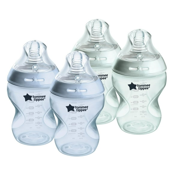 Biberones Tommee Tippee Natural Start, anticólicos, 270 ml, más de 0 meses, paquete de 4