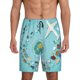 thumbnail image 1 of Fotbe Travelling on Airplane Pantalones Cortos de Pijama para Hombre, Ropa de Dormir, Pantalones de Pijama Cortos para Hombre-Small, 1 of 6