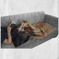 thumbnail image 6 of Horse Soft Flannel Fleece Throw Blanket, Equine Themed Animals Galloping in the Sand Running Horses Pattern, Cozy Plush for Indoor and Outdoor Use, 50" x 60", Brown Sand Brown, by Ambesonne, 6 of 6
