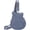 Navy Blue, variant on Jiibva Guitar Shaped Shoulder Bag Women Y2K Trendy Wide Strap Messenger Bag Ladies Luxury PU Leather Handbag