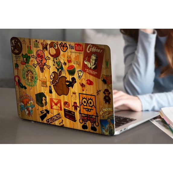 KSK KAISHEK Hard Shell Cover for Newest MacBook Pro 13" with Touch ID Model: M1 A2338 A2289 A2251 A2159 A1989 A1706 A1708 (Portrait 97)