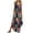 E-Multicolor, variant on ZQUUVOU Summer Dresses For Women Solid Sleeveless Print Color V-Neck Dress Casual Dresses Long Dresses H-Multicolor