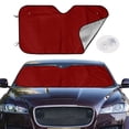 thumbnail image 2 of Balery Maroon Print Car Windshield Sun Shade,Windshield Sunshade for Car Pickup Truck SUV Accessories-Small, 2 of 7