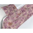 thumbnail image 3 of Floral Design Bed Runner Set, Dreamy Garden Themed Purple Tone Flowers Boho with Delicate Petals Love, Decorative Bedding Scarf & a Pillow Sham for Hotels Homes, Twin, Pale Lilac Lilac, by Ambesonne, 3 of 3