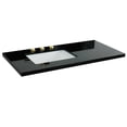 thumbnail image 5 of Bellaterra Home 430002-43L-BGR 43 in. Galaxy Granite Countertop & Single Rectangle Left Sink, Black, 5 of 6