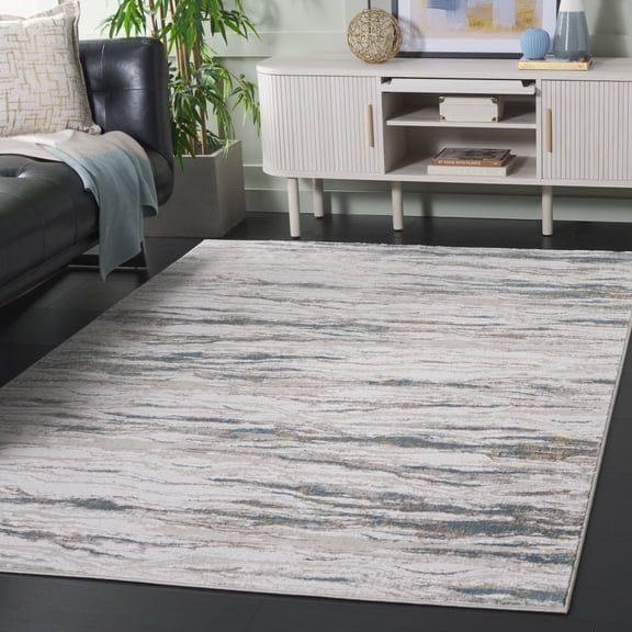 Safavieh Rana Hyde Abstract Area Rug, Ivory/Beige, 5'3" x 7'6"