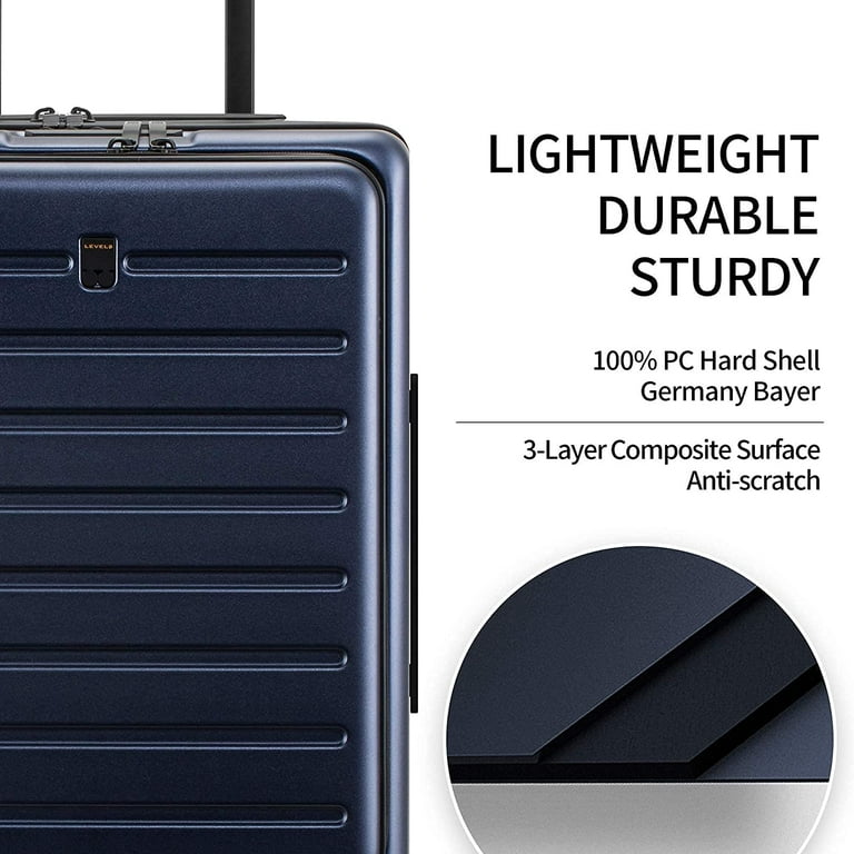 LEVEL8 Hard Shell Carry on Luggage Airline Approved