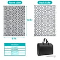 thumbnail image 4 of MeyJey 8'x10' Outdoor Rug Reversible Waterproof Oversize Indoor/Outdoor Plastic Mat for RV, Camping, Patio, Gray, 4 of 9