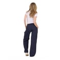thumbnail image 5 of Forever 21 Women's Nylon Wide Leg Pant with Lace Trim, Sizes XS-XL, 5 of 5
