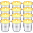 thumbnail image 2 of PYAN-Citronella Candles Outdoor Indoor, 12 Pack Citronella Candles for Patio, Summer Outdoor Candle Bulk for Home Garden Yard Camping Outside Decorative, 2.2oz Small Candle Set, 2 of 3