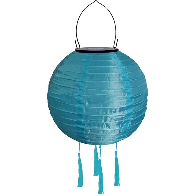 Con Borlas, Linternas Coloridas, Solares Para Exteriores, Resistentes A La Intemperie, Farol Colgante Para Jardín, Para Boda, Iglesia, Jardín seitruly HA045897-01