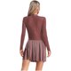 thumbnail image 4 of Traje de gimnasia y patinaje para mujer, malla transparente, dobladillo con borlas, vestidos de baile lírico de Ballet, vestido brillante con diamantes de imitación, Ropa de baile, 4 of 5