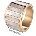 thumbnail image 2 of Women Titaniums Steel Rings Practical Sweet Style Girls Jewellery Couples Girlfriend Present, 2 of 5