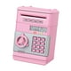 thumbnail image 5 of Alcancía para niños, cajero automático, caja de ahorro de dinero, alcancía electrónica de juguete para niños y niñas, regalos de cumpleaños rosa, 5 of 8