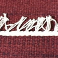 thumbnail image 4 of Rugsotic Carpets Eco-Friendly Woven Hand Woven Kilim Flat Weave Dark Red Solid Area Rug, 8'x10' Rectangle, Antimicrobial, 4 of 9