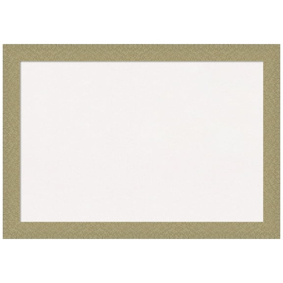 Amanti Art White Cork Board Framed Mosaic Gold Bulletin Board 40 in. x 28 in.