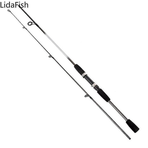 Fishing rods two section 1.8m spinning casting fishing rod 3 21g lure  weight ultralight carbon lure rod white