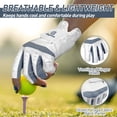 thumbnail image 5 of HANDLANDY Womens Golf Glove Fingerless Left Hand 1 Pack, Breathable Ladies Summer Golf Glove with Non-Slip Grip for Women Golfers, 5 of 7