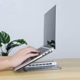 thumbnail image 2 of Laptop Stand Adjustable, Ergonomic Portable Notebook Stand, Aluminum Foldable Notebook Computer Riser with Heat-Vent Laptop Holder, Compatible with MacBook Pro All Laptops (Silver Gray),by, 2 of 7
