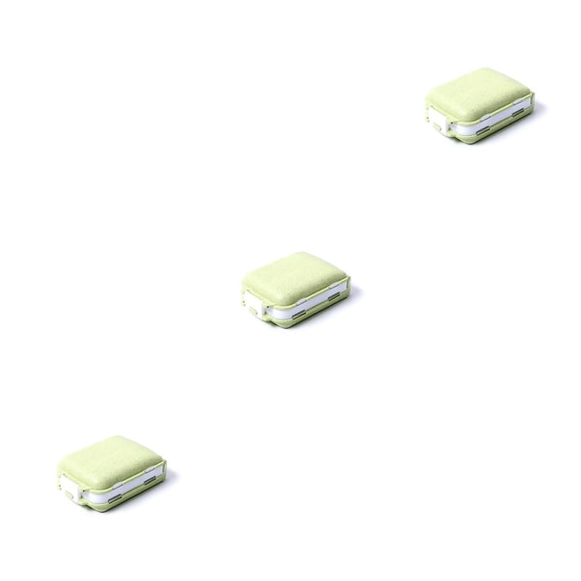 Pastillero plegable Yuarrent organizador de tabletas a prueba de polvo