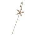 thumbnail image 1 of Women Ear Climber Lightning Crystal Snowflake Ear Wrap Crawler Leaf Ear Crawler, 1 of 10