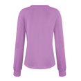 thumbnail image 4 of Tshirt Women Women's Tops Long Sleeve Cuffs Button-Up Shirt V Neck Casual Loose Tee Autumn Clothing, 4 of 4