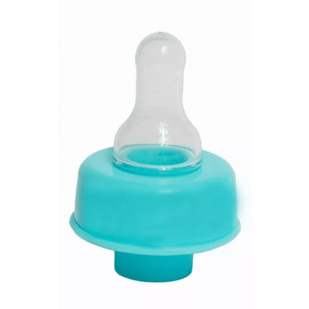UPC: 0866265000229 | Refresh-A-Baby Universal Bottle Top Adapter Fits Formula Juice & Water Bottles – BLUE Nipple Top