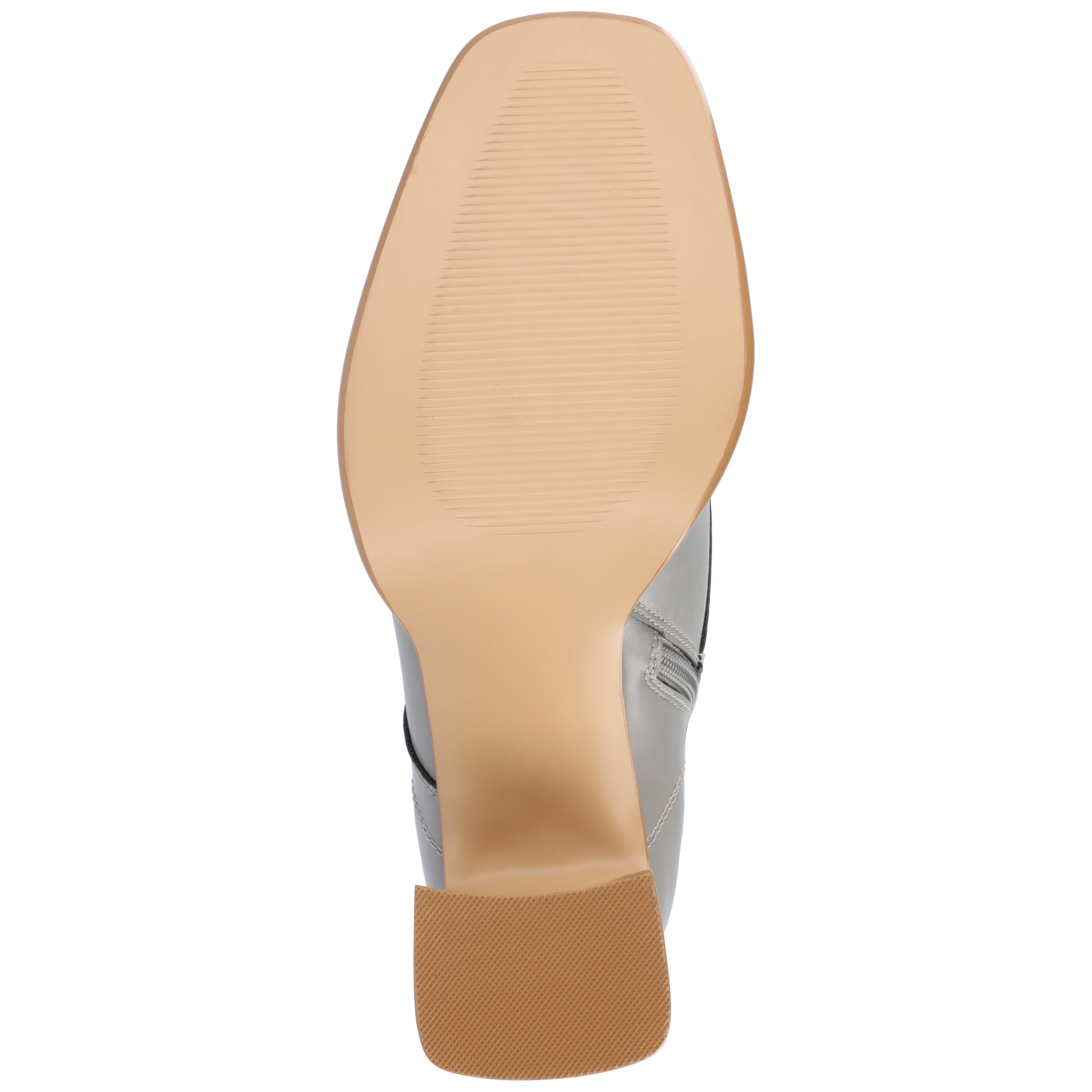 Journee Womens Kalindi Lace Up and Zip Entry Square Toe Booties, Widths Available