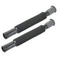thumbnail image 1 of Unique Bargains Plastic Drain Pipe Expandable Sink Tubing Flexible Drainage Pipe Grey 2 Pack, 1 of 5