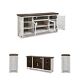 thumbnail image 6 of Ashley Furniture Havalance Wood TV Stand for TVs up to 85" in White and Gray, 6 of 13