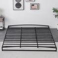 thumbnail image 3 of Low-profile 6-pulgada metal platform king marco de cama. heavy-duty design no box spring required. mattress foundation con steel slats support, 3 of 5