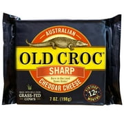 Old Croc Sharp Cheddar Cheese Chunk, 7oz, 1 Count
