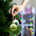 thumbnail image 6 of 12 Pcs St.Patrick's Day Glass Ornaments Balls - Irish Tree Glass Blown Ornaments - Clover Balls for St. Patrick's Day Home Party Festival Decor, 6 of 7