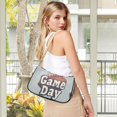 thumbnail image 5 of FORMRS Womens Shoulder Bag with Chain Strap Clutch Purse Cute Tote Handbag, Gray Game Day, 5 of 7