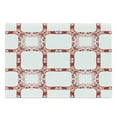 thumbnail image 1 of Ethnic Cutting Board, Modern and Nostalgic Square Shaped Mixed Tiles Middle Age Effects Design Art Print, Decorative Tempered Glass Cutting and Serving Board, Large Size, Maroon, by Ambesonne, 1 of 1