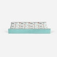 thumbnail image 5 of Bacati - Safari Jungle Animals Aqua/Orange/Grey Quilted Changing Pad Cover, 5 of 19