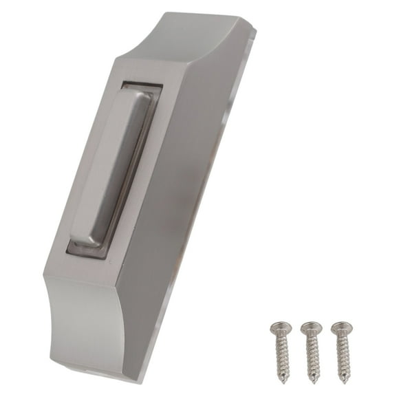 1PC Wired Doorbell Button With LED Light Replacement Doorbell Ring Button Wall Mounted Door Opener Switch Zinc Alloy