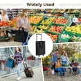 thumbnail image 3 of Collapsible Shopping Cart with Wheels, Portable Grocery Trolley Tote Bag Telescoping Cart for Travel Shopping Camp, 3 of 6