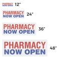 thumbnail image 3 of Pharmacy Now Open Vinyl Decal 5 Pack of 24 Inch x 9 Inch Weatherproof Heavy-Duty Adhesive Backing | Grand Opening, Medication Services, Reliable Care | Made in USA, 3 of 6