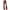 Red, variant on Leggings For Women Spring And Summer Tight Fitting Retro Print Big Bell Bottom Pant