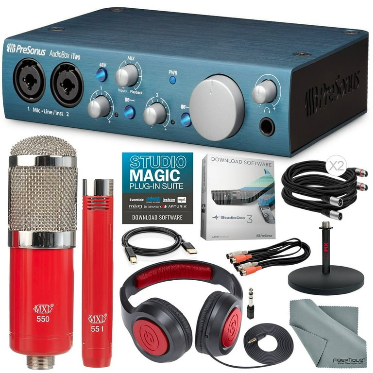 PreSonus AudioBox ITwo USB 2.0 & IPad MIDI/Audio Recording.