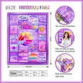 thumbnail image 2 of Volleyball Blanket Gifts for Girls Boys Team Ultra Soft Warm Flannel Volleyball Throw Blanket Volleyball Lovers Merch Stuff for Women Men 40"x50", 2 of 6