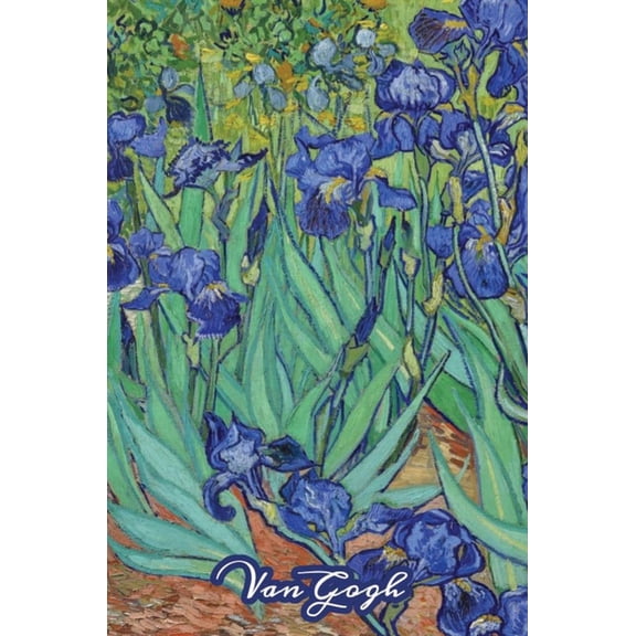 Irises Van Gogh Note Book: Hardcover Journal Notebook Diary with Dot Grid, Lined, Blank Vintage Paper for Writing Drawin, (Hardcover)