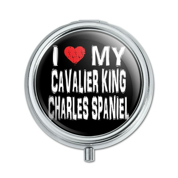 I Love My Cavalier King Charles Spaniel Stylish Pill Box