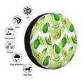 thumbnail image 4 of Rateoe Avocado And Tropical Palm Leaves Pattern Tire Cover Wheel Protectors Weatherproof Wheel Covers Universal Fit for Trailer Rv SUV Truck Camper Travel Trailers Accessories-16 inch, 4 of 6