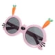 thumbnail image 2 of 1 par de gafas de sol para niños, accesorios decorativos para gafas, gafas de sol de conejito de zanahoria, 2 of 7