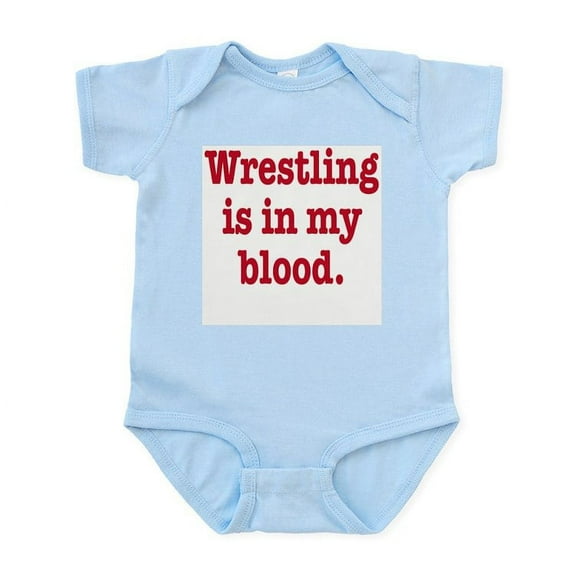 CafePress - Wrestling Infant Bodysuit - Baby Light Bodysuit, Size Newborn - 24 Months