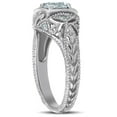 thumbnail image 2 of Empire Jewel Simple Wedding Diamond Ring - 1.2 Ct Round Cut Lab Created Simulated Diamond Ring - 14K White Gold Over Prong Setting - Elegant Engagement Ring for Women - Perfect Gift for Women's, 2 of 6